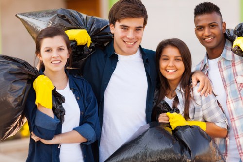 Residents disposing of old furniture responsibly in Sutton