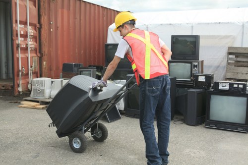 Final inspection before vehicle departs a commercial clearance site